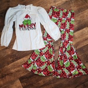 Grinch 2 Piece Outfit NWOT